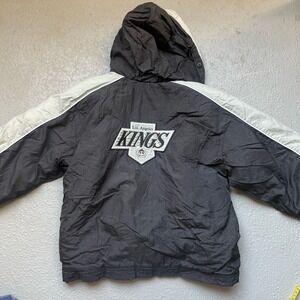 NHL Kings Black and White Puffer Jacket
